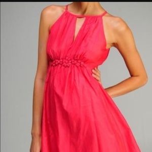 Esley Silk and Cotton Flowy Dress